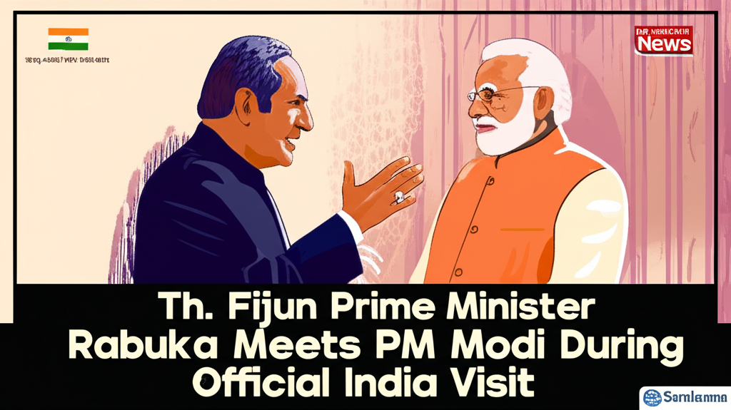 Fijian Prime Minister Rabuka Meets PM Modi During Official India Visit