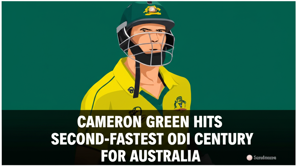 Cameron Green Hits Second-Fastest ODI Century for Australia