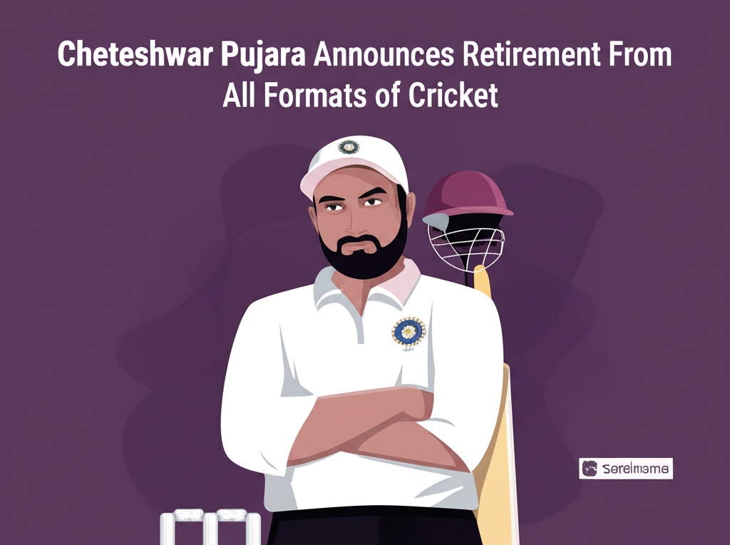 Cheteshwar Pujara Announces Retirement From All Formats of Cricket