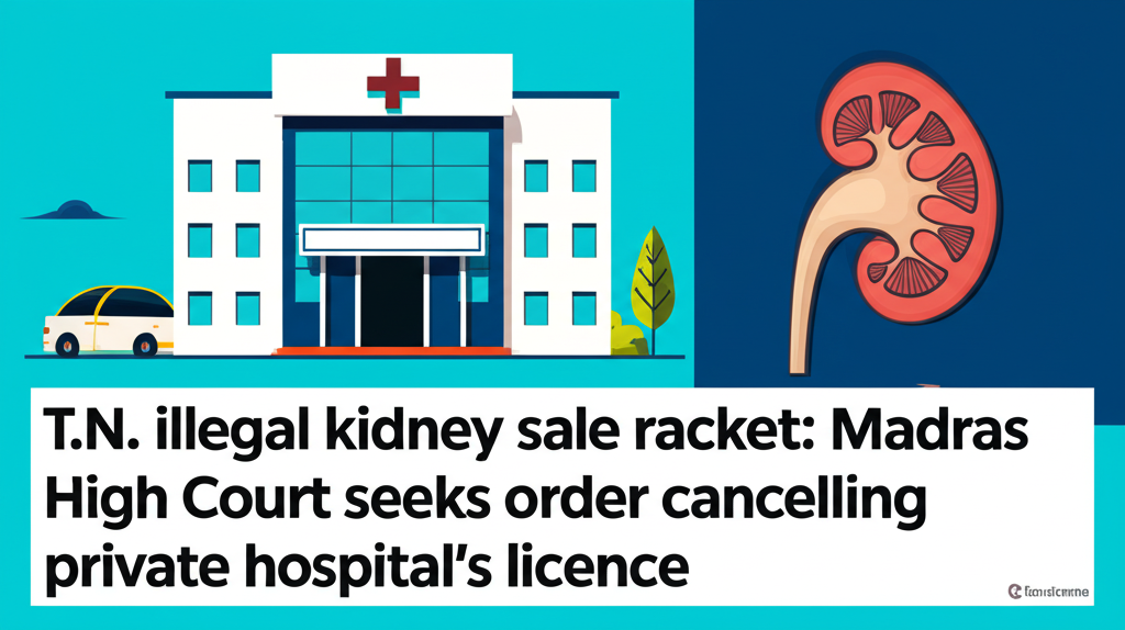 T.N. illegal kidney sale racket: Madras High Court seeks order cancelling private hospital’s licence