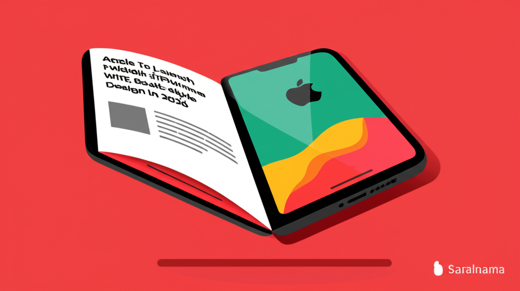 Apple To Launch Foldable iPhone With Book-Style Design In 2026