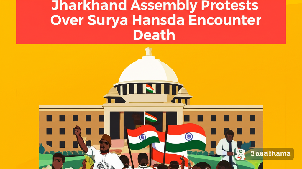Jharkhand Assembly Protests Over Surya Hansda Encounter Death