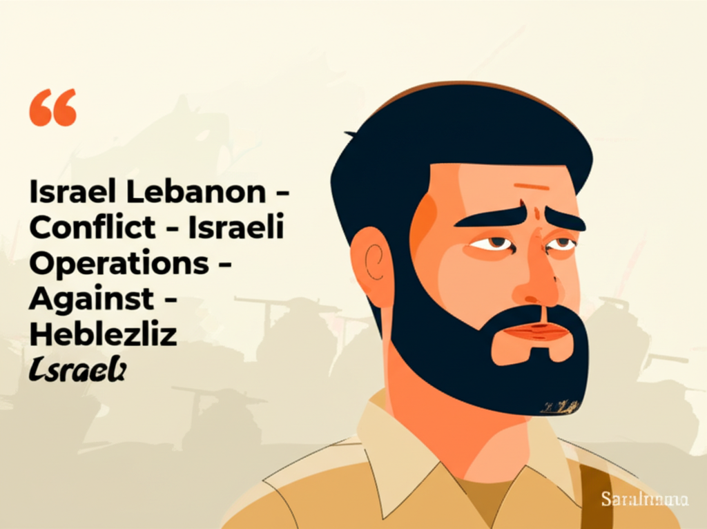 Israel-Lebanon Conflict: Recent Israeli Operations Against Hezbollah