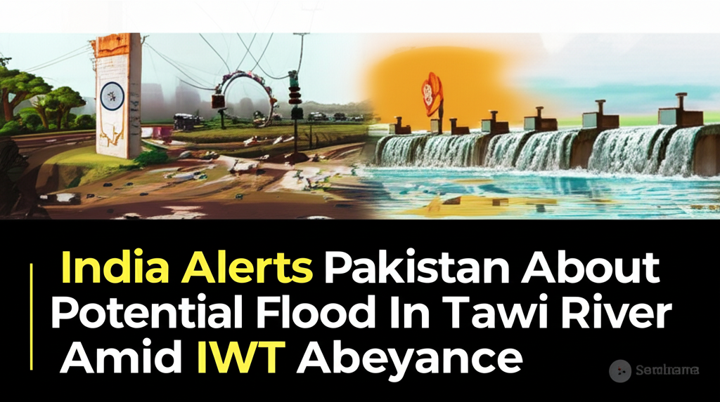 India Alerts Pakistan About Potential Flood In Tawi River Amid IWT Abeyance