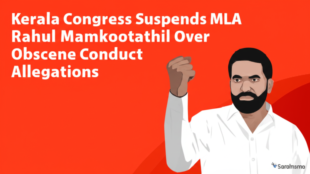 Kerala Congress Suspends MLA Rahul Mamkootathil Over Obscene Conduct Allegations