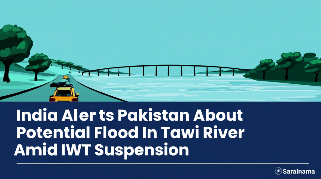 India Alerts Pakistan About Potential Flood In Tawi River Amid IWT Suspension