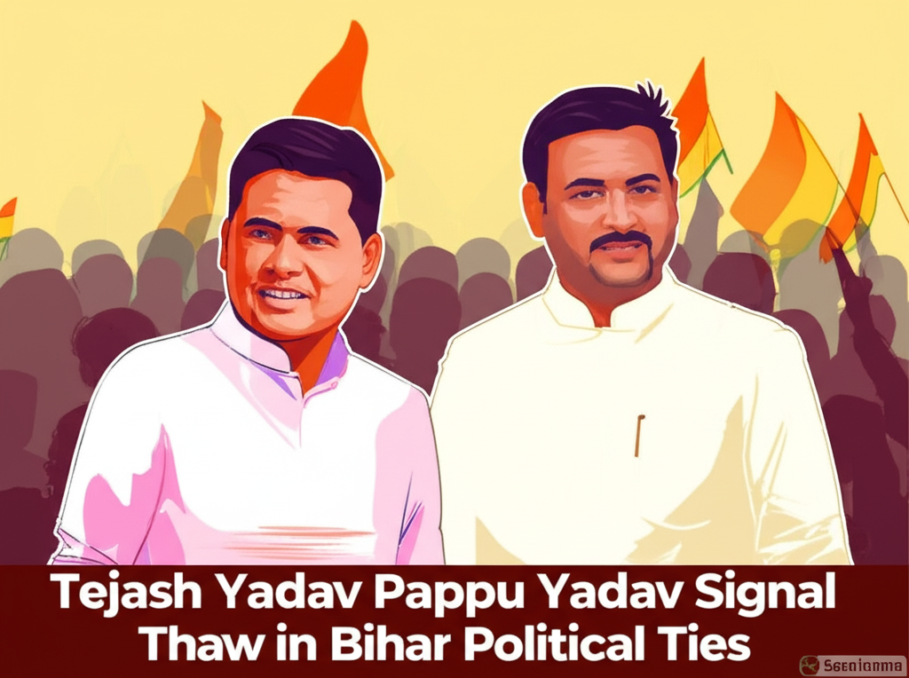 Tejashwi Yadav and Pappu Yadav Signal Thaw in Bihar Political Ties
