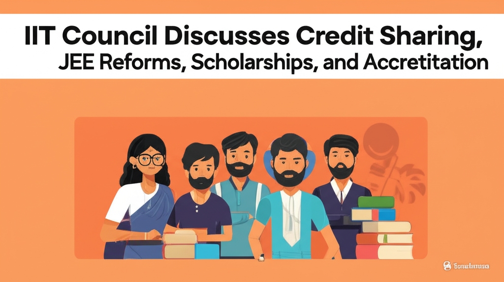 IIT Council Discusses Credit Sharing, JEE Reforms, Scholarships, and Accreditation