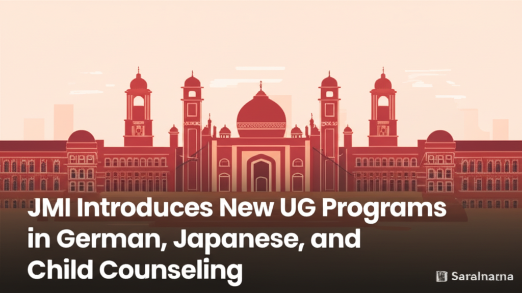 JMI Introduces New UG Programs in German, Japanese, and Child Counseling