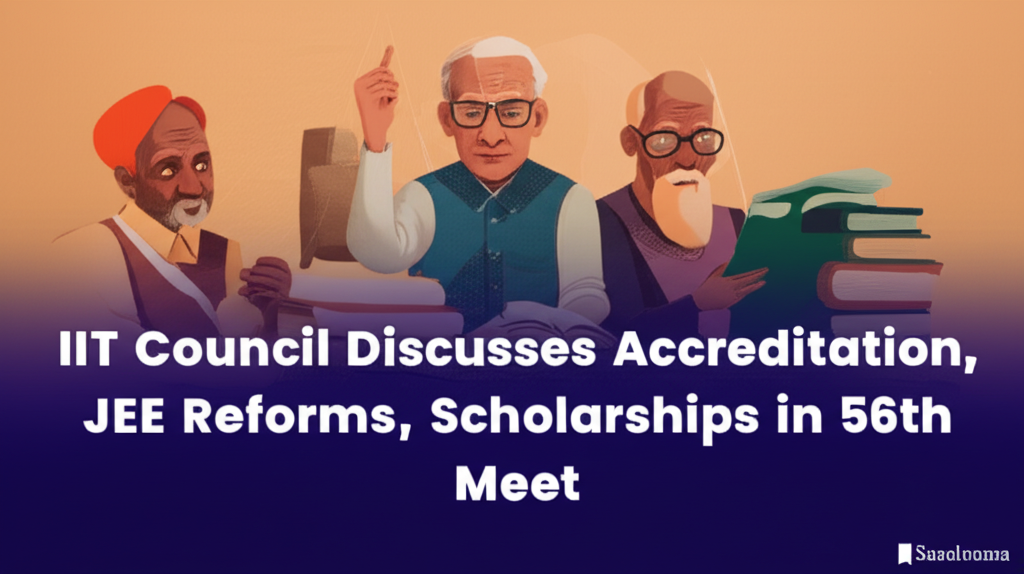 IIT Council Discusses Accreditation, JEE Reforms, Scholarships in 56th Meet