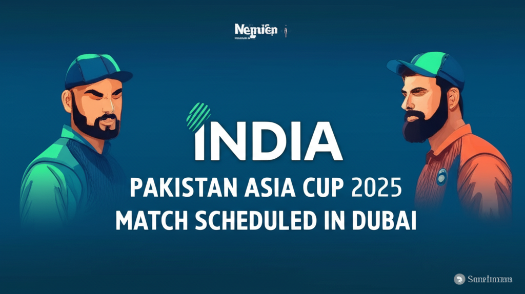 India vs Pakistan Asia Cup 2025 Match Scheduled in Dubai