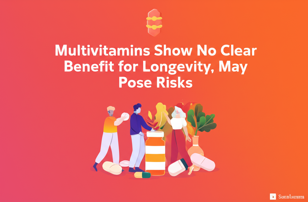 Multivitamins Show No Clear Benefit for Longevity, May Pose Risks