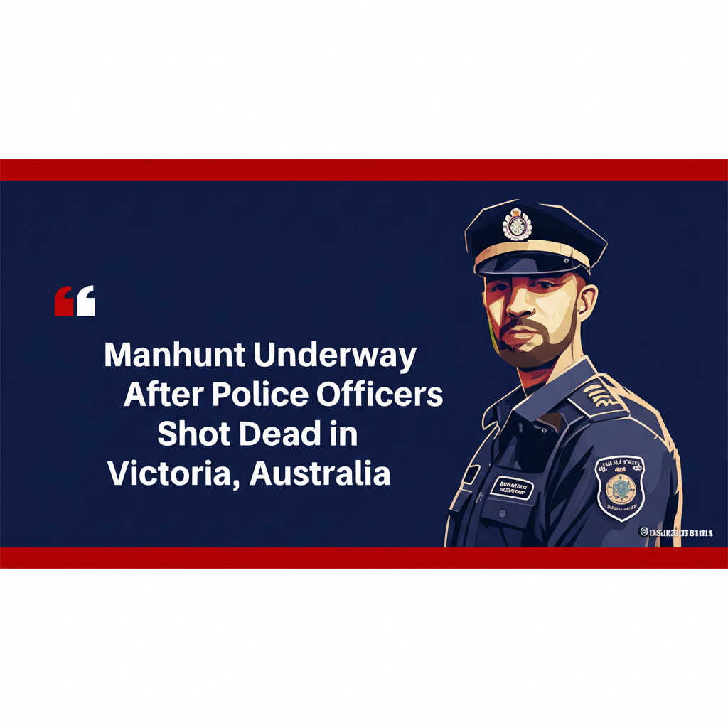 Manhunt Underway After Police Officers Shot Dead in Victoria, Australia