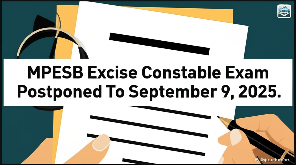 MPESB Excise Constable Exam Postponed To September 9, 2025