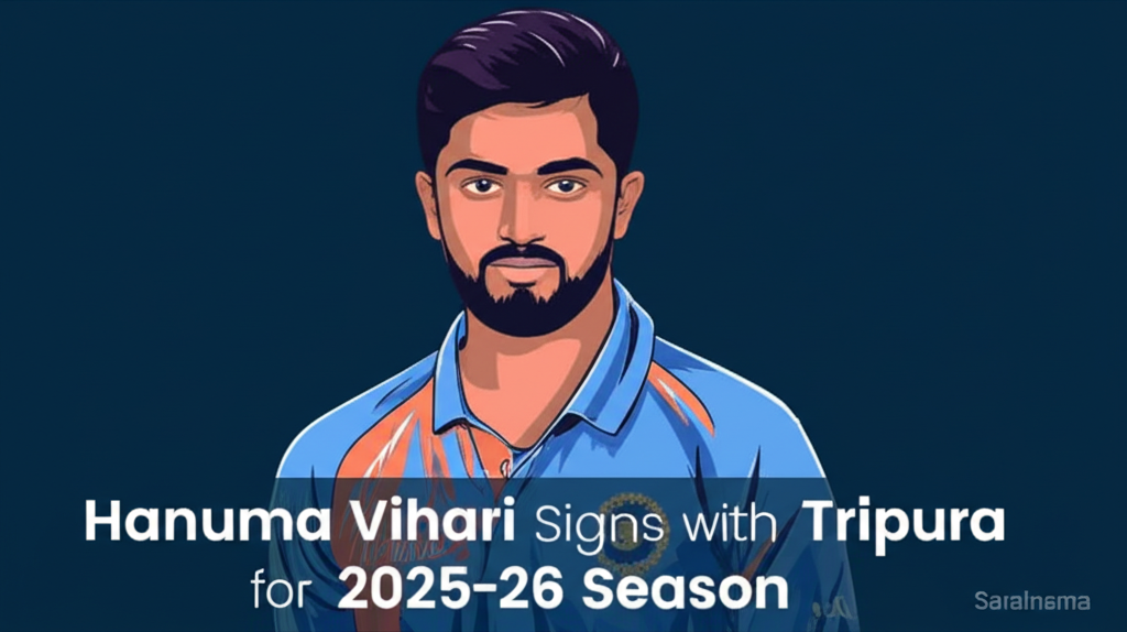 Hanuma Vihari Signs with Tripura for 2025-26 Season