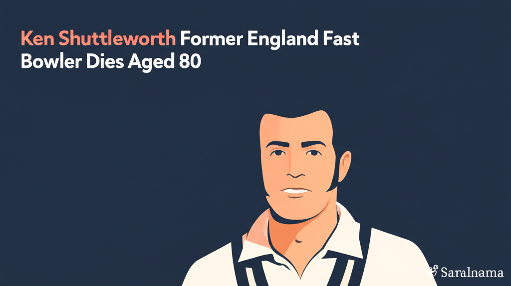 Ken Shuttleworth, Former England Fast Bowler, Dies Aged 80