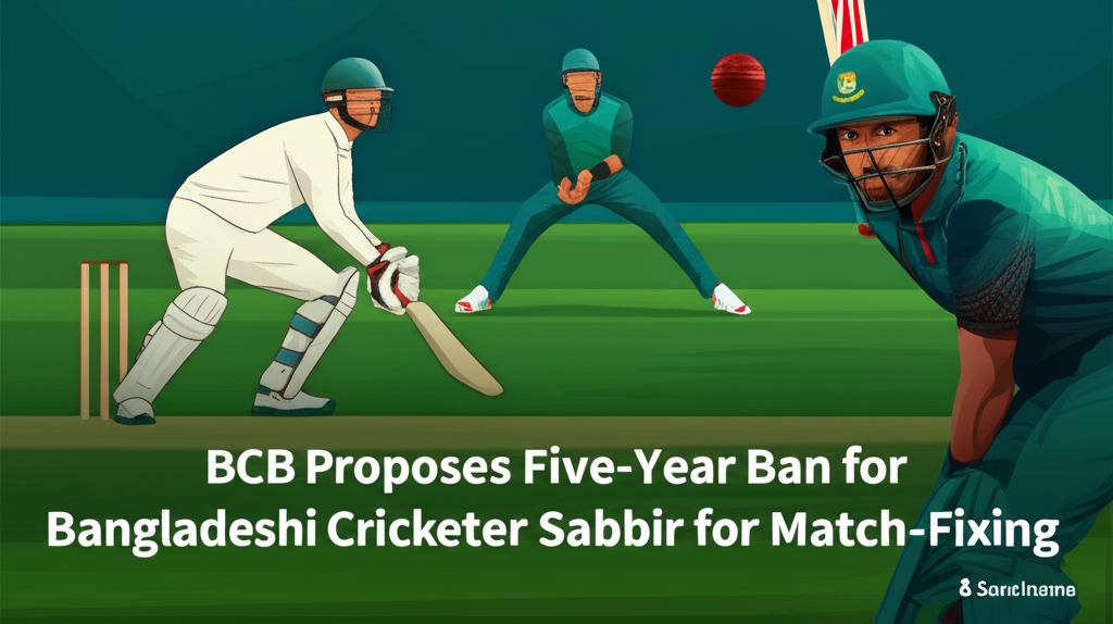 BCB Proposes Five-Year Ban for Bangladeshi Cricketer Sabbir for Match-Fixing
