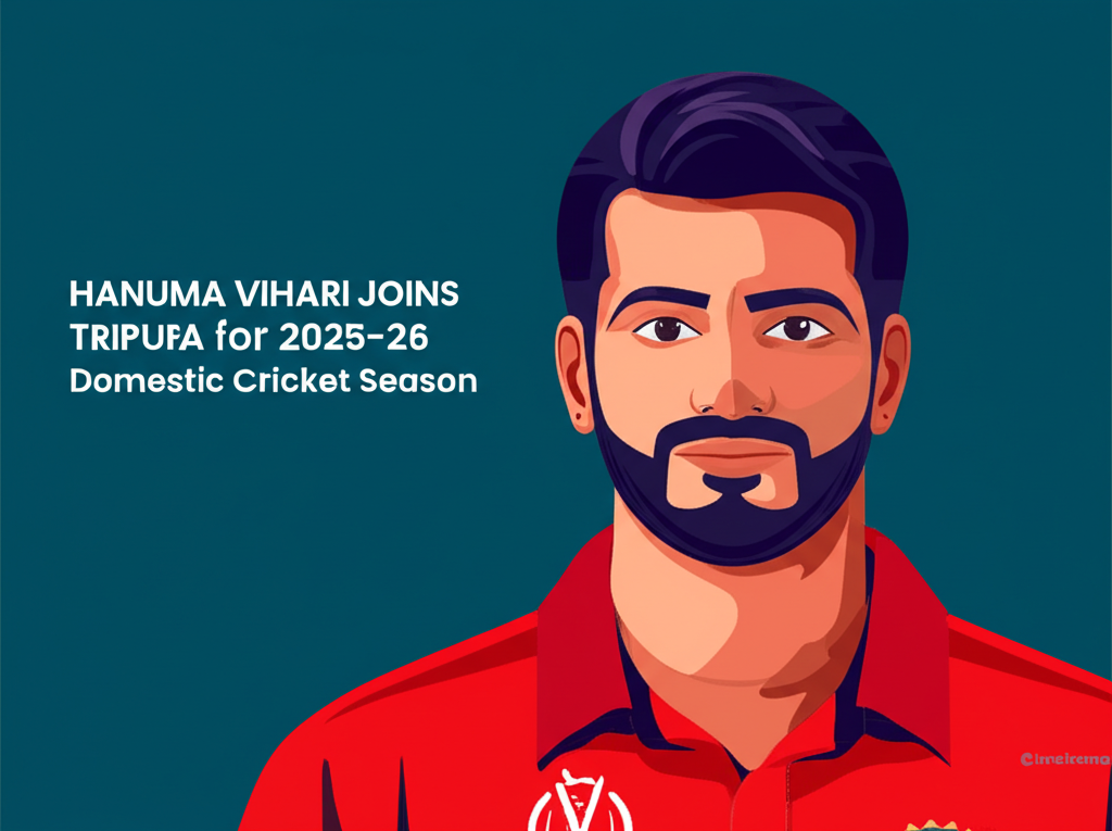 Hanuma Vihari Joins Tripura for 2025-26 Domestic Cricket Season