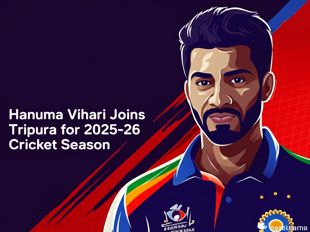Hanuma Vihari Joins Tripura for 2025-26 Domestic Cricket Season