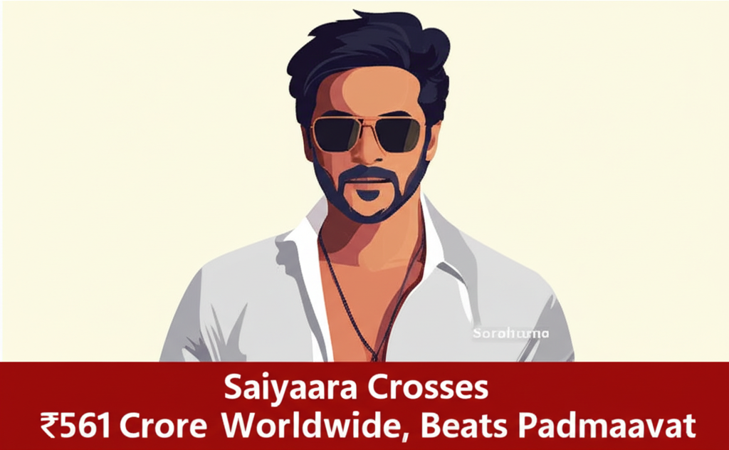 Saiyaara Crosses ₹561 Crore Worldwide, Beats Padmaavat
