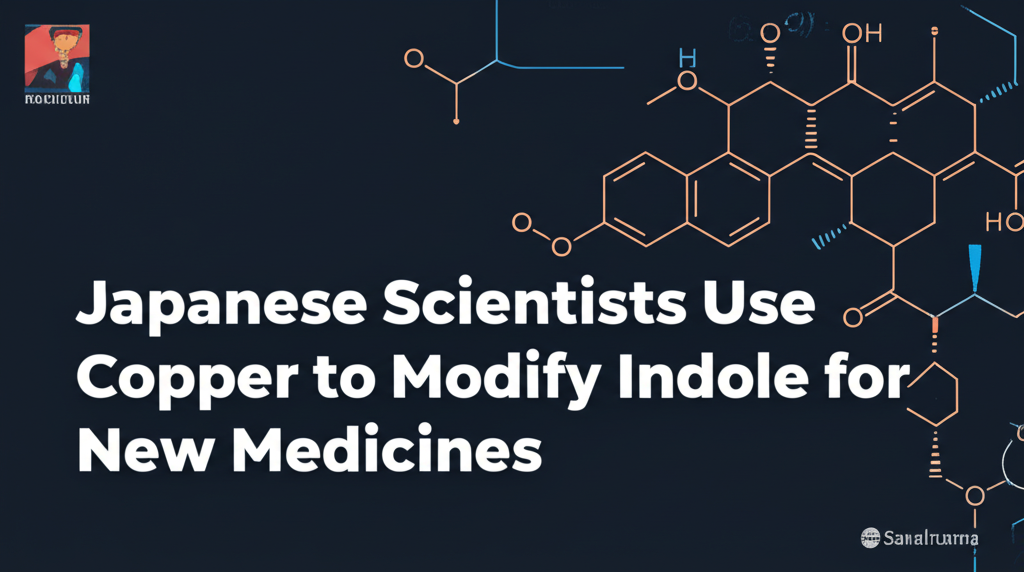 Japanese Scientists Use Copper to Modify Indole for New Medicines