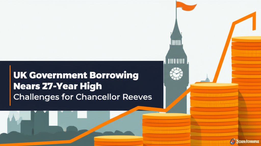 UK Government Borrowing Nears 27-Year High, Challenges for Chancellor Reeves