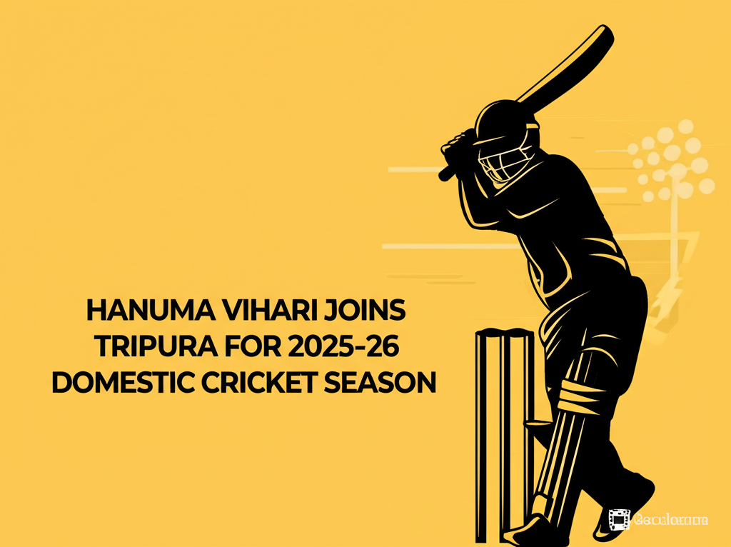 Hanuma Vihari Joins Tripura for 2025-26 Domestic Cricket Season