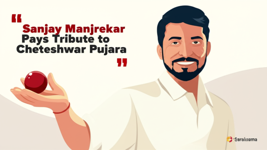 Sanjay Manjrekar Pays Tribute to Cheteshwar Pujara on Retirement