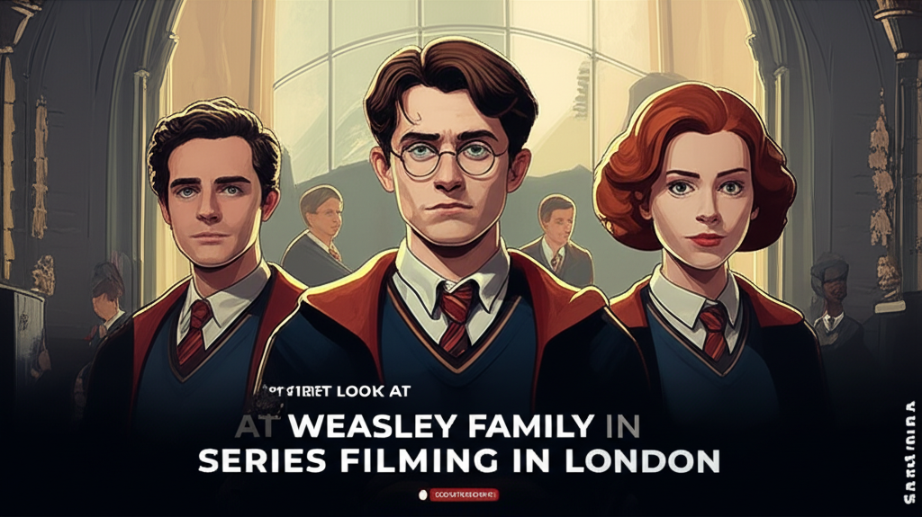 First Look at Weasley Family in Harry Potter Series Filming in London