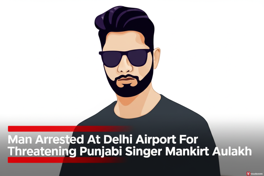 Man Arrested At Delhi Airport For Threatening Punjabi Singer Mankirt Aulakh