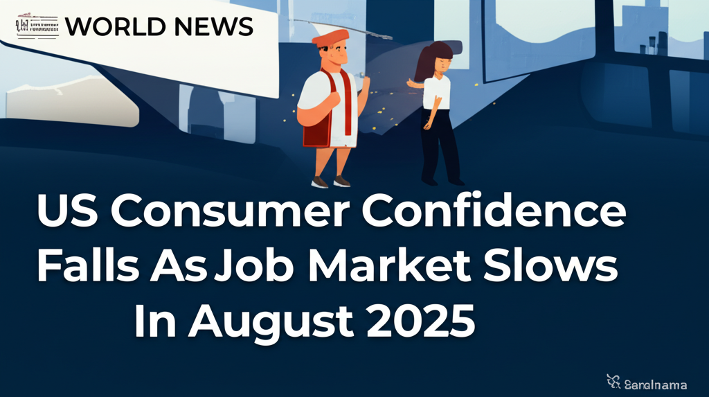 US Consumer Confidence Falls As Job Market Slows In August 2025