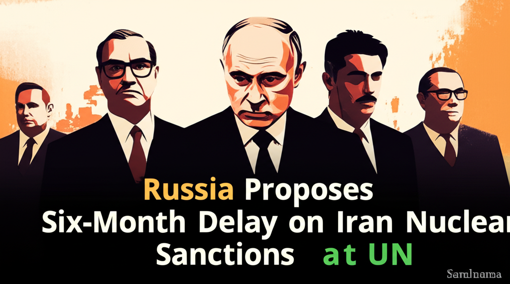 Russia Proposes Six-Month Delay on Iran Nuclear Sanctions at UN