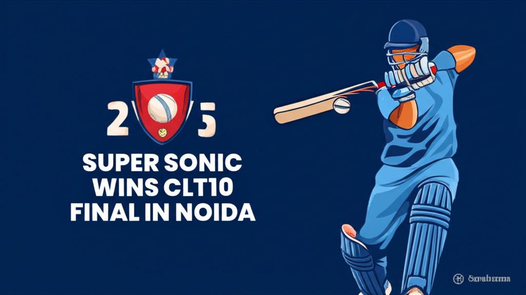 Super Sonic Wins CLT10 2025 Final in Noida