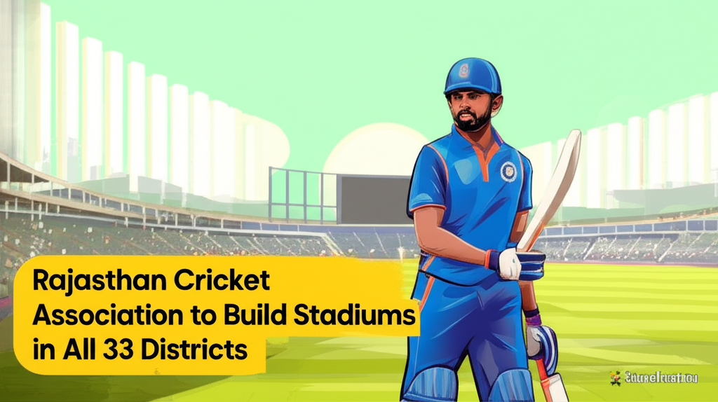 Rajasthan Cricket Association to Build Stadiums in All 33 Districts