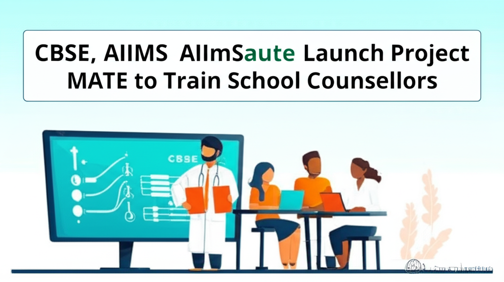 CBSE, AIIMS Delhi Launch Project MATE to Train School Counsellors