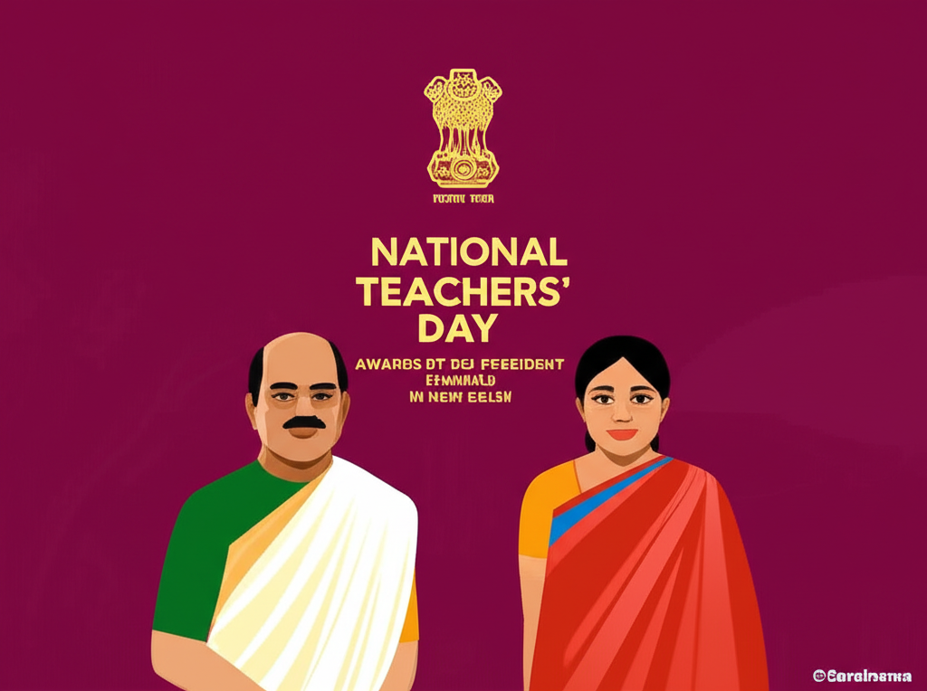 National Teachers' Day 2025: Awards by President Murmu in New Delhi