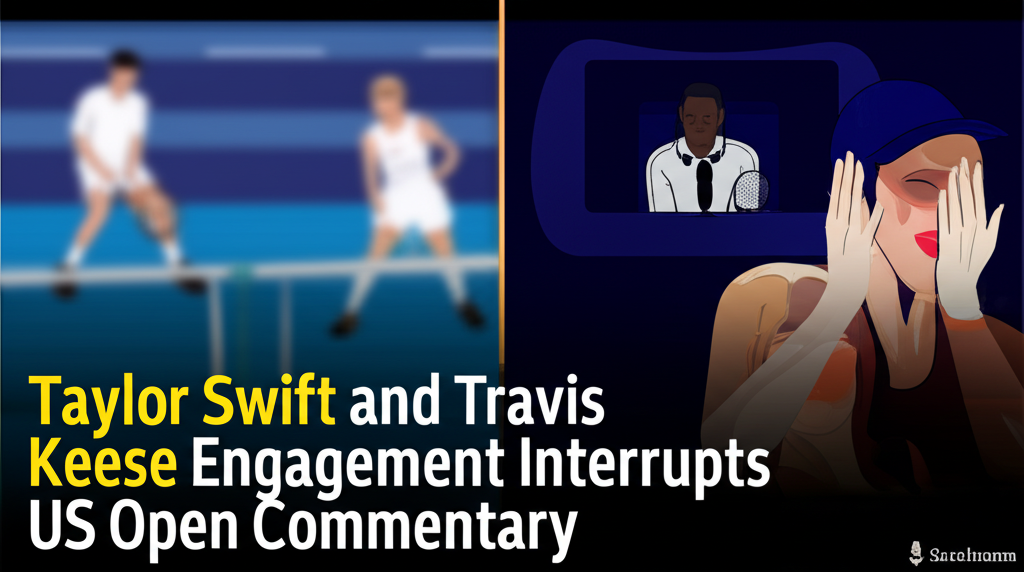 Taylor Swift and Travis Kelce Engagement Interrupts US Open Commentary