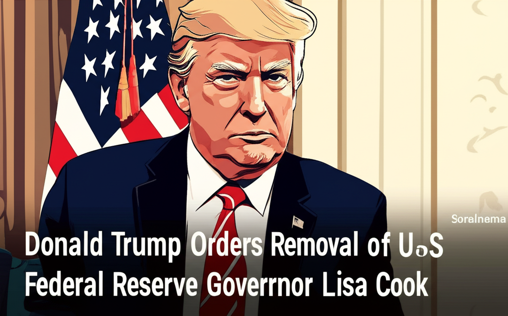 Donald Trump Orders Removal of US Federal Reserve Governor Lisa Cook