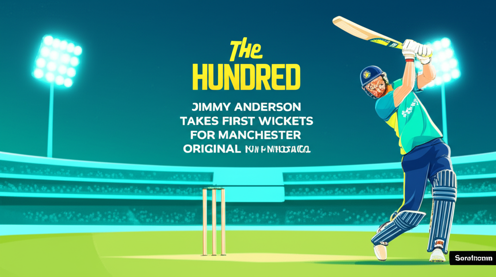 Jimmy Anderson Takes First Wickets for Manchester Originals in The Hundred