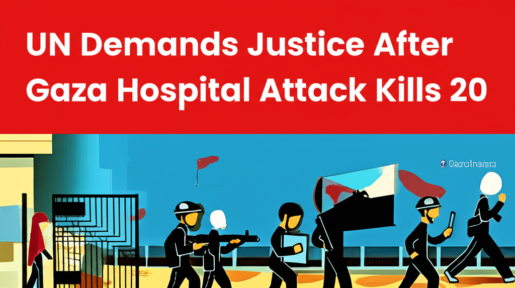 UN Demands Justice After Gaza Hospital Attack Kills 20