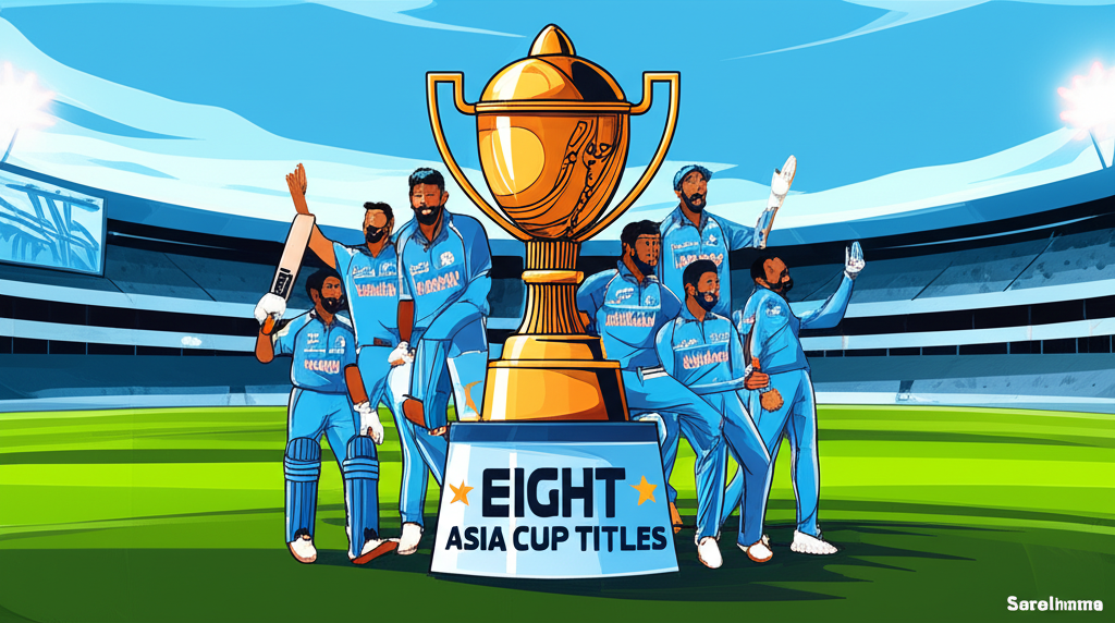 India's Record Eight Asia Cup Titles in Cricket
