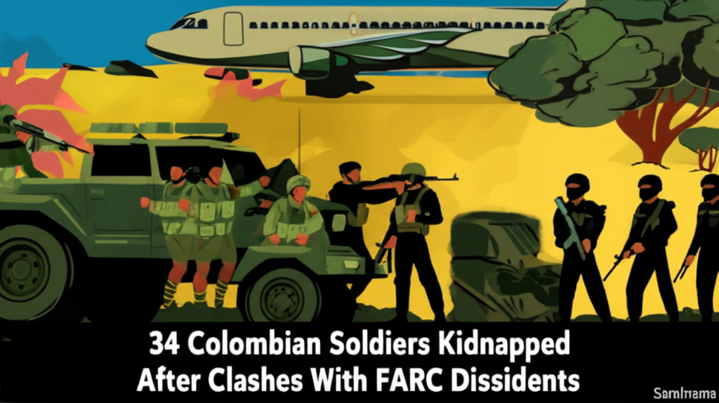 34 Colombian Soldiers Kidnapped After Clashes With FARC Dissidents