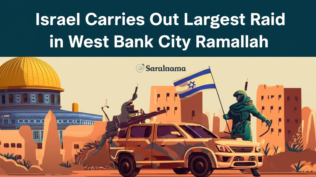 Israel Carries Out Largest Raid in West Bank City Ramallah