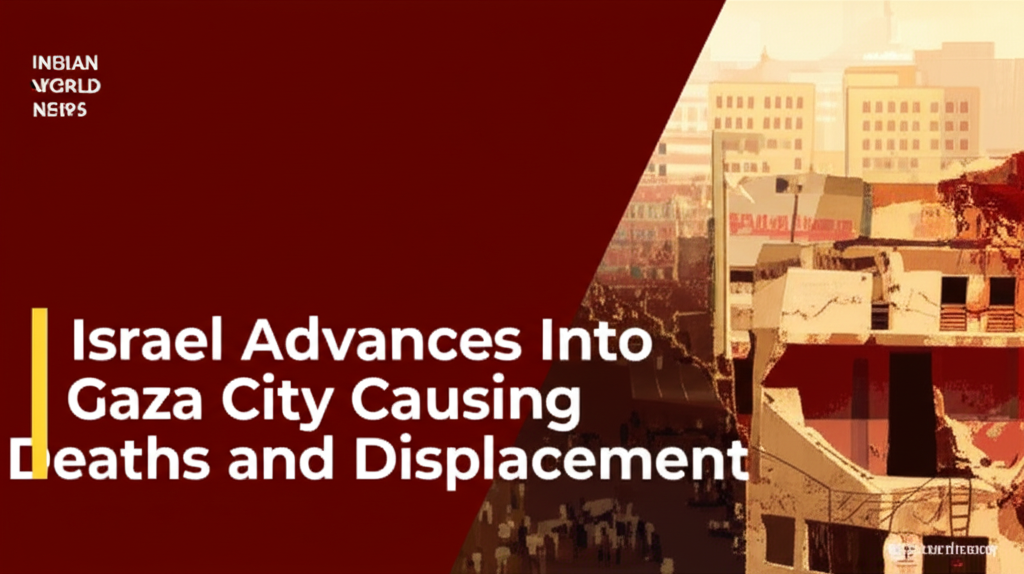 Israel Advances Into Gaza City Causing Deaths and Displacement