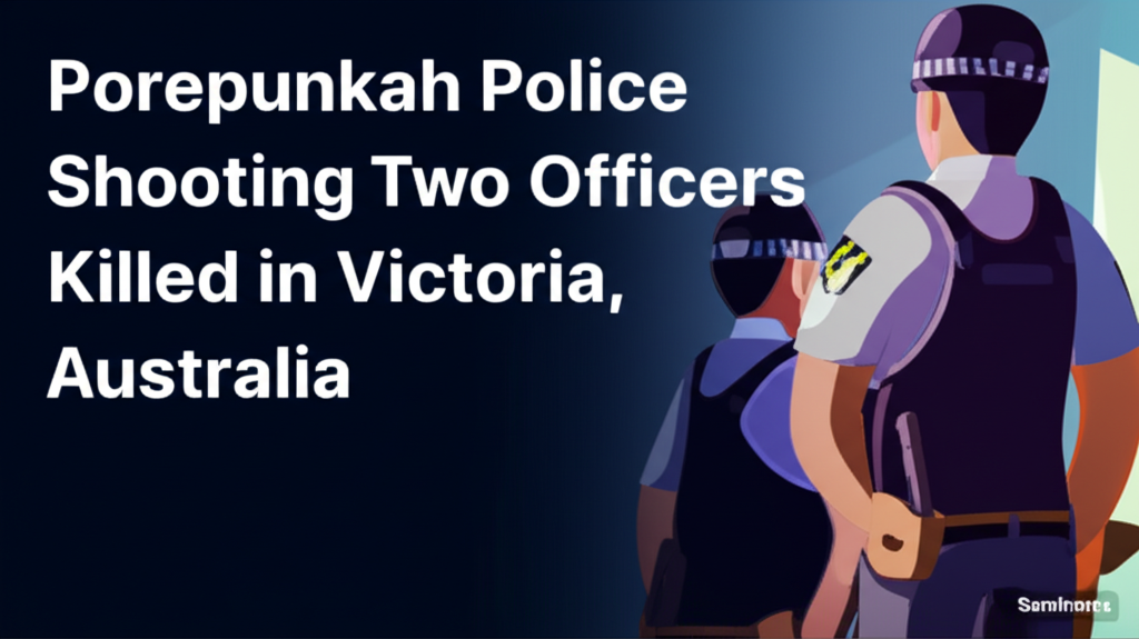 Porepunkah Police Shooting: Two Officers Killed in Victoria, Australia
