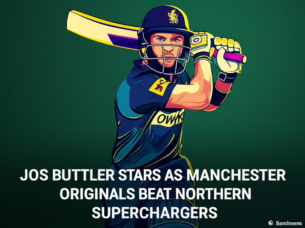 Jos Buttler Stars as Manchester Originals Beat Northern Superchargers