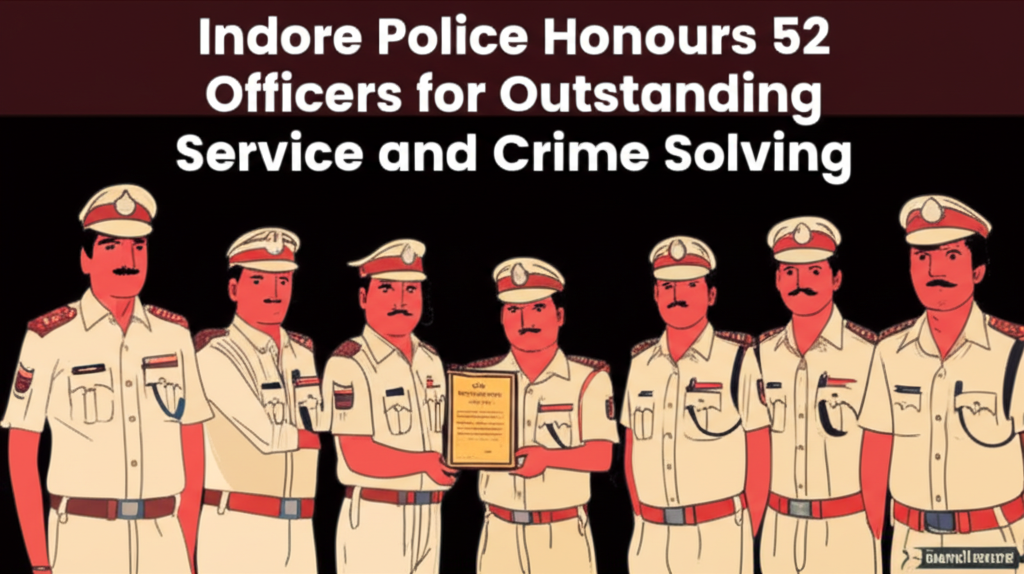 Indore Police Honours 52 Officers for Outstanding Service and Crime Solving