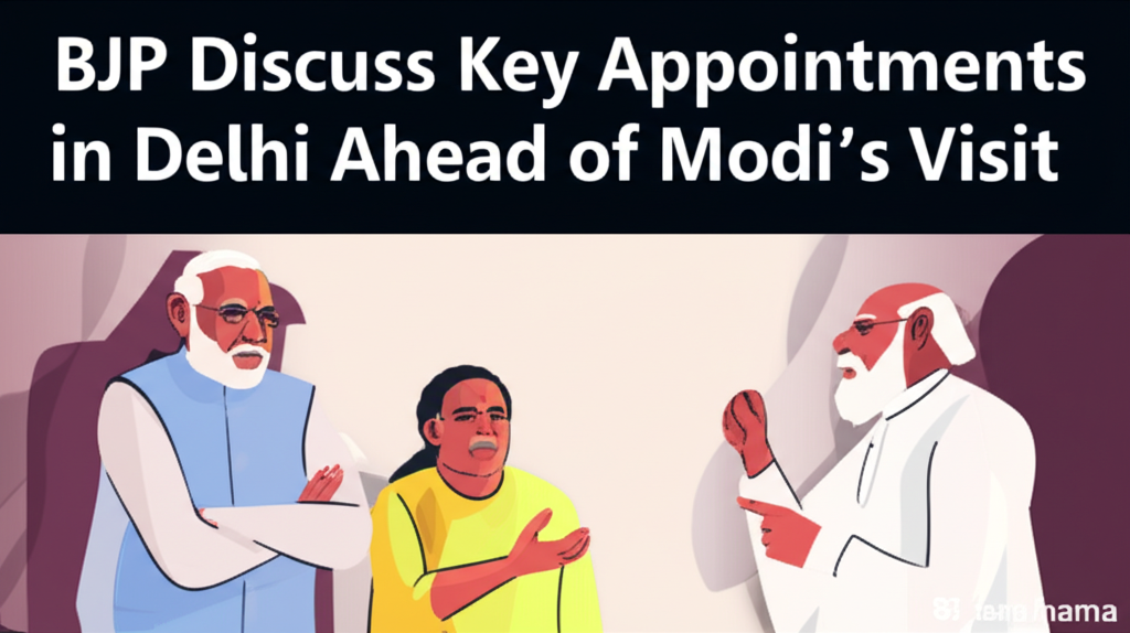 BJP, RSS Discuss Key Appointments in Delhi Ahead of Modi's Visit