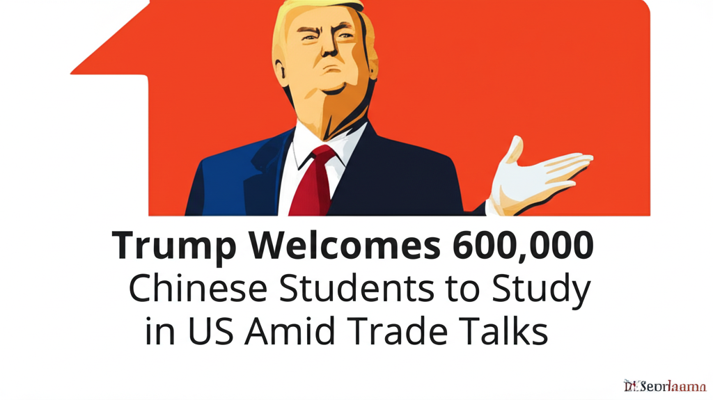 Trump Welcomes 600,000 Chinese Students to Study in US Amid Trade Talks