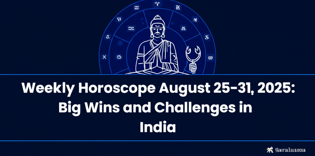 Weekly Horoscope August 25-31, 2025: Big Wins and Challenges in India